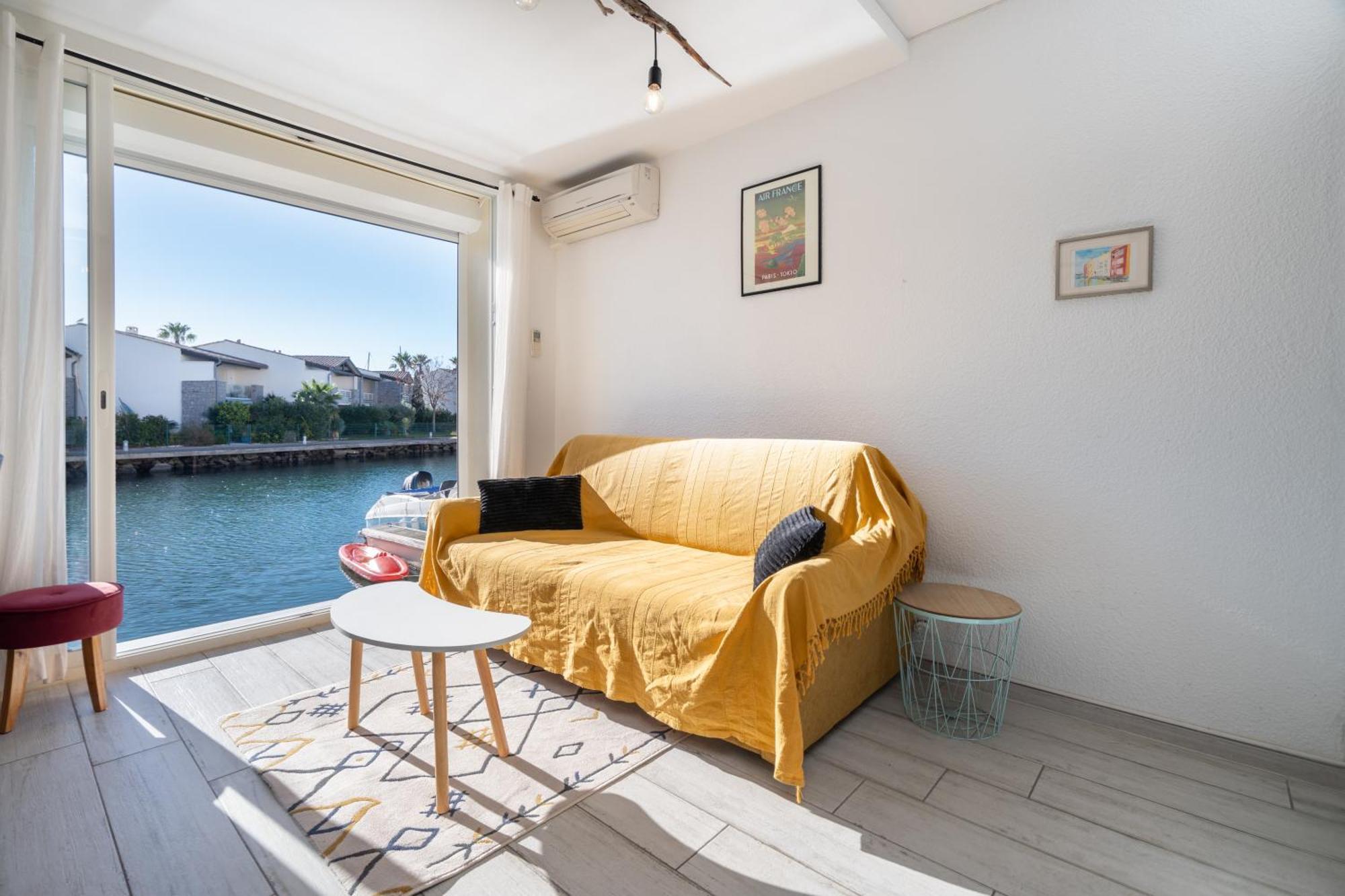 Sejournez les pieds dans l eau appartement classé 2 étoiles Agde Exterior foto