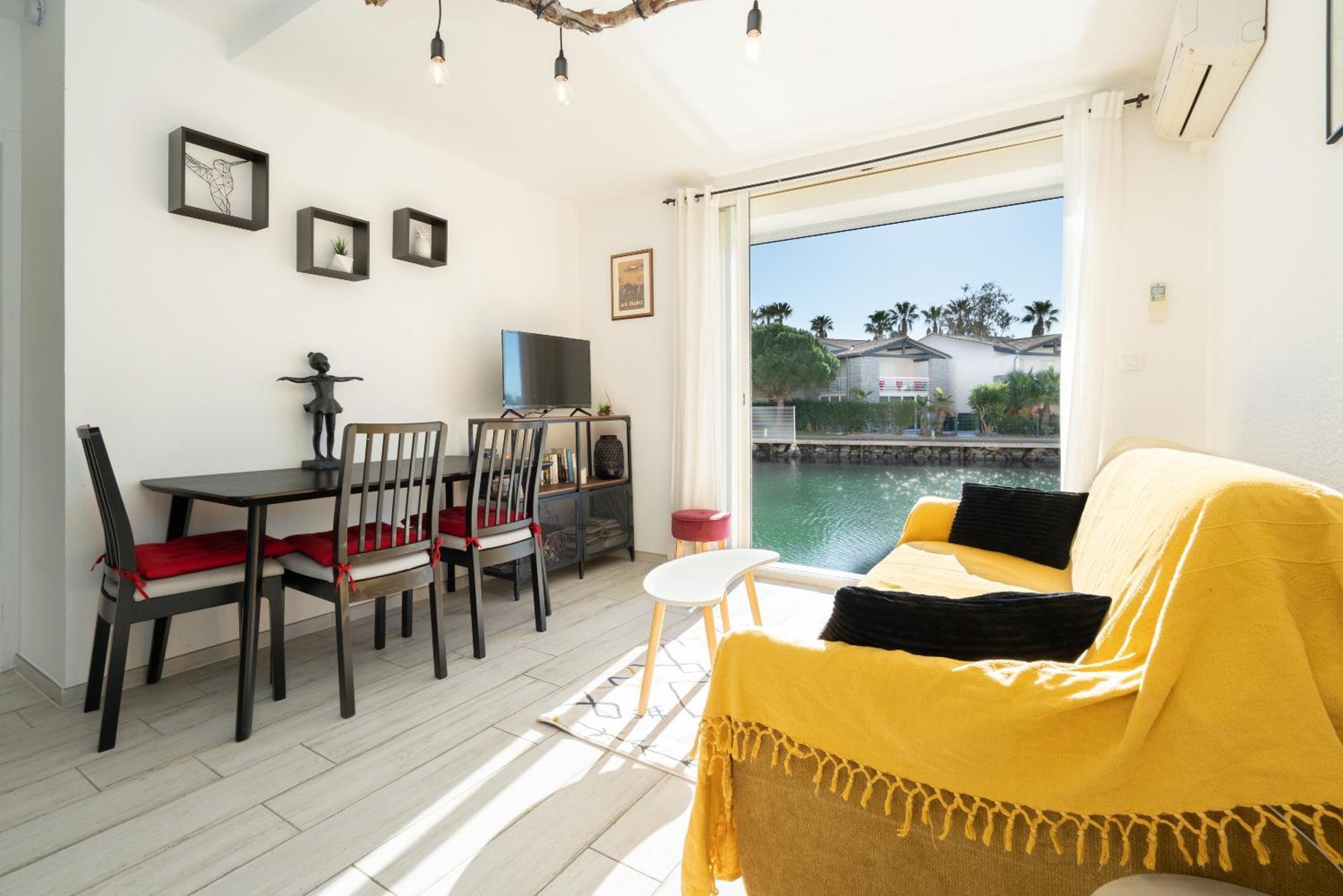 Sejournez les pieds dans l eau appartement classé 2 étoiles Agde Exterior foto