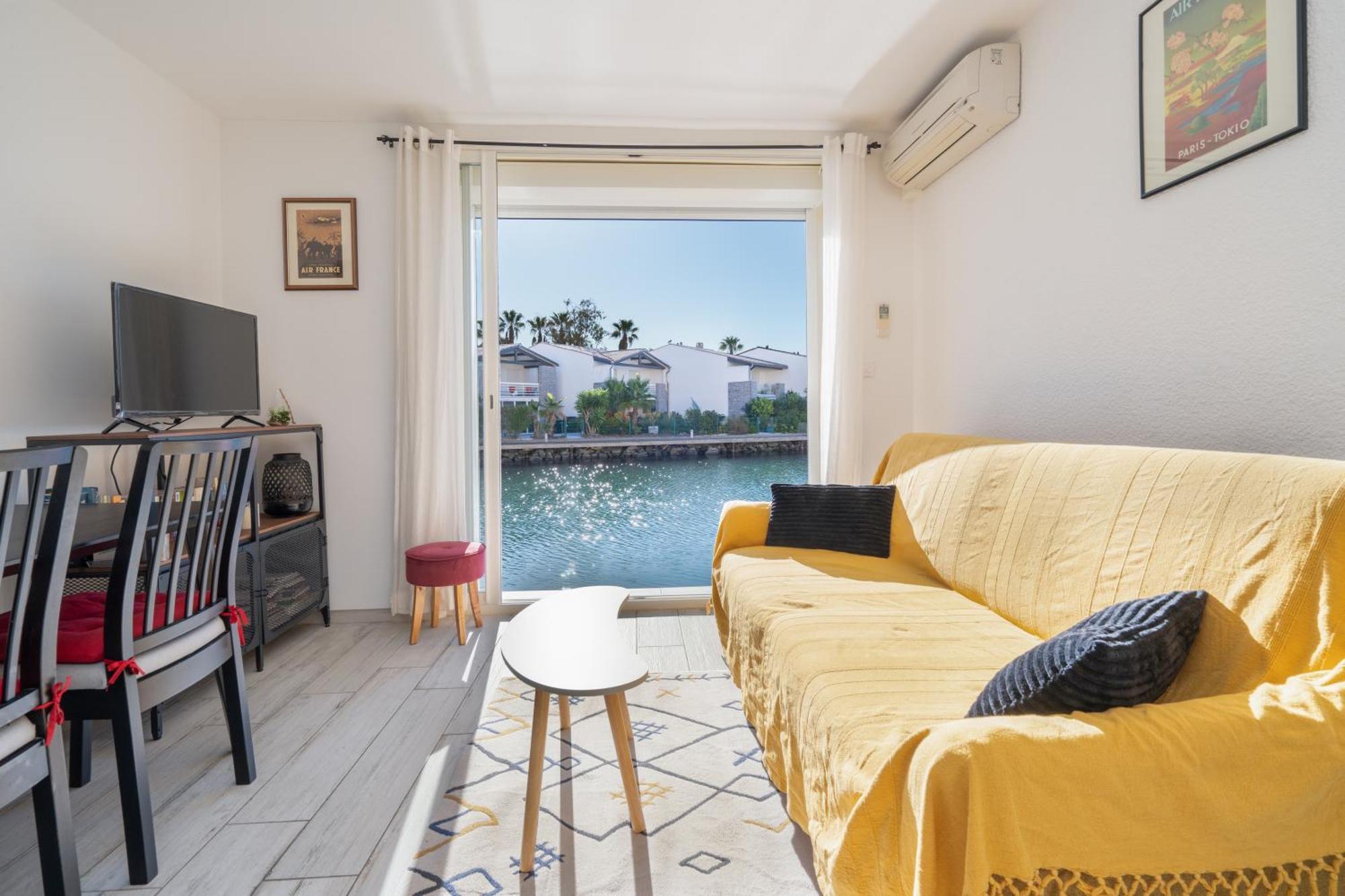 Sejournez les pieds dans l eau appartement classé 2 étoiles Agde Exterior foto